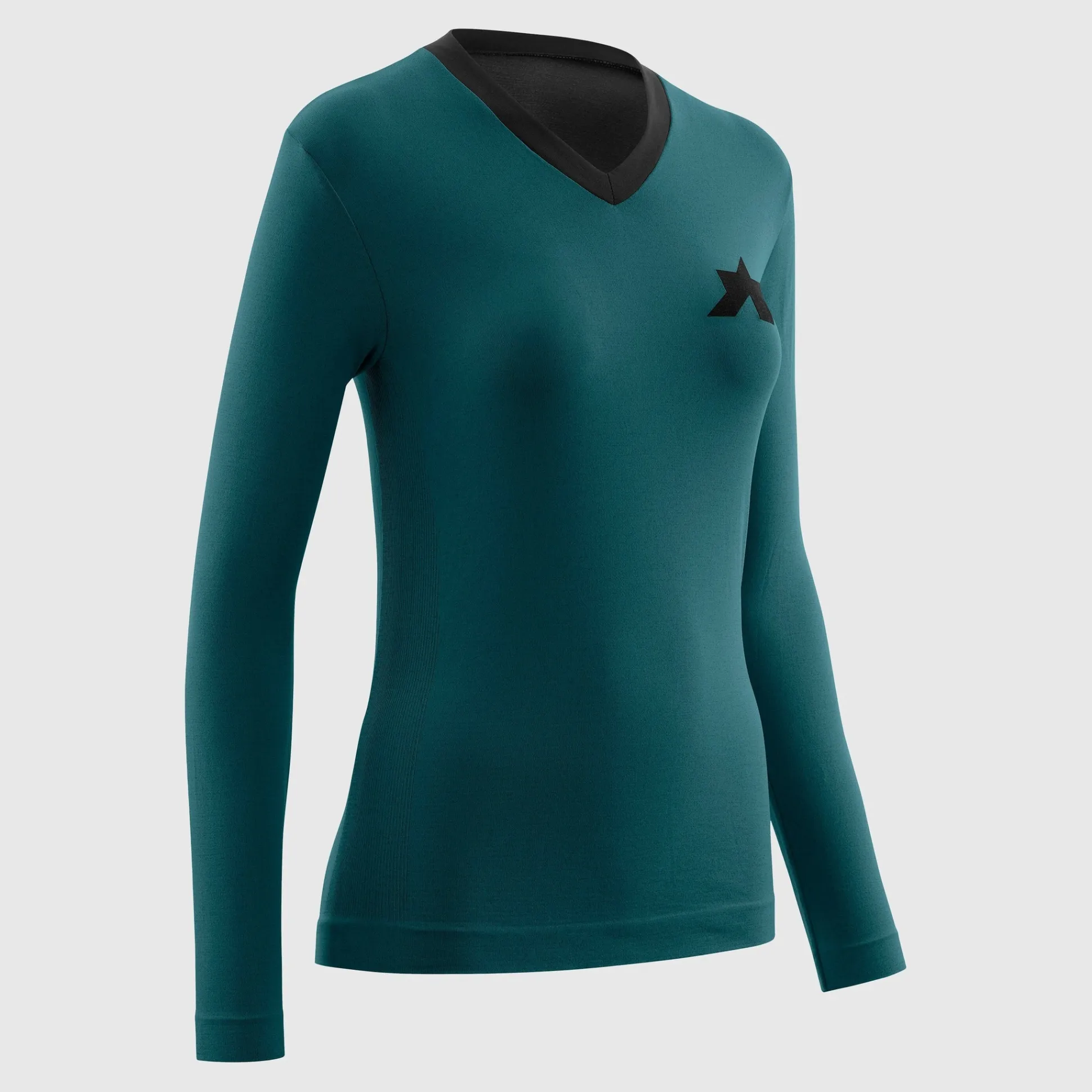 Maglia donna Assos maniche lunghe Tactica Tech T5 - Verde