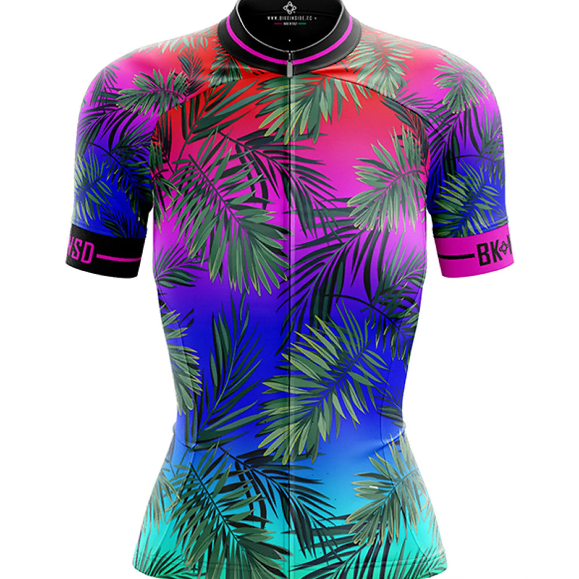 Maglia donna Bike Inside Tropical - Multicolore