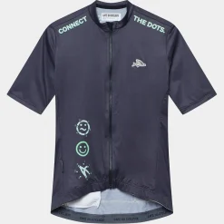 Maglia donna Cafe du Cycliste Fleurette - Blu