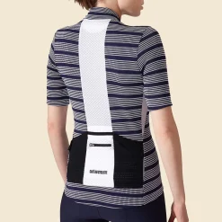 Maglia donna Cafe du Cycliste Francine - Blu