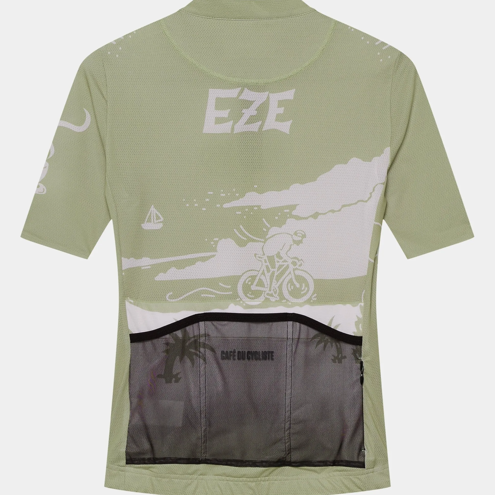 Maglia donna Cafe du Cycliste Eze - Verde
