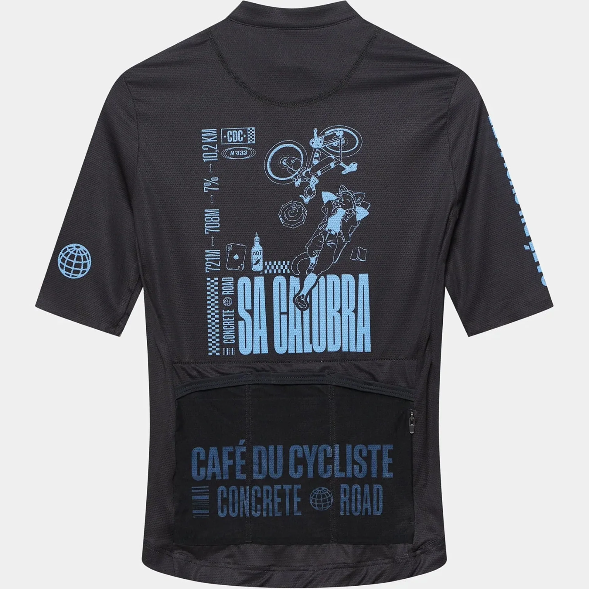 Maglia donna Cafe du Cycliste Sa Calobra - Nero