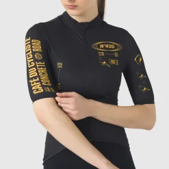 Maglia donna Cafe du Cycliste Paris - Nero