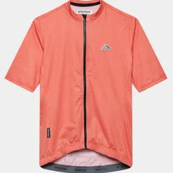 Maglia donna Cafe du Cycliste Fleurette - Arancio