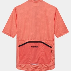 Maglia donna Cafe du Cycliste Fleurette - Arancio