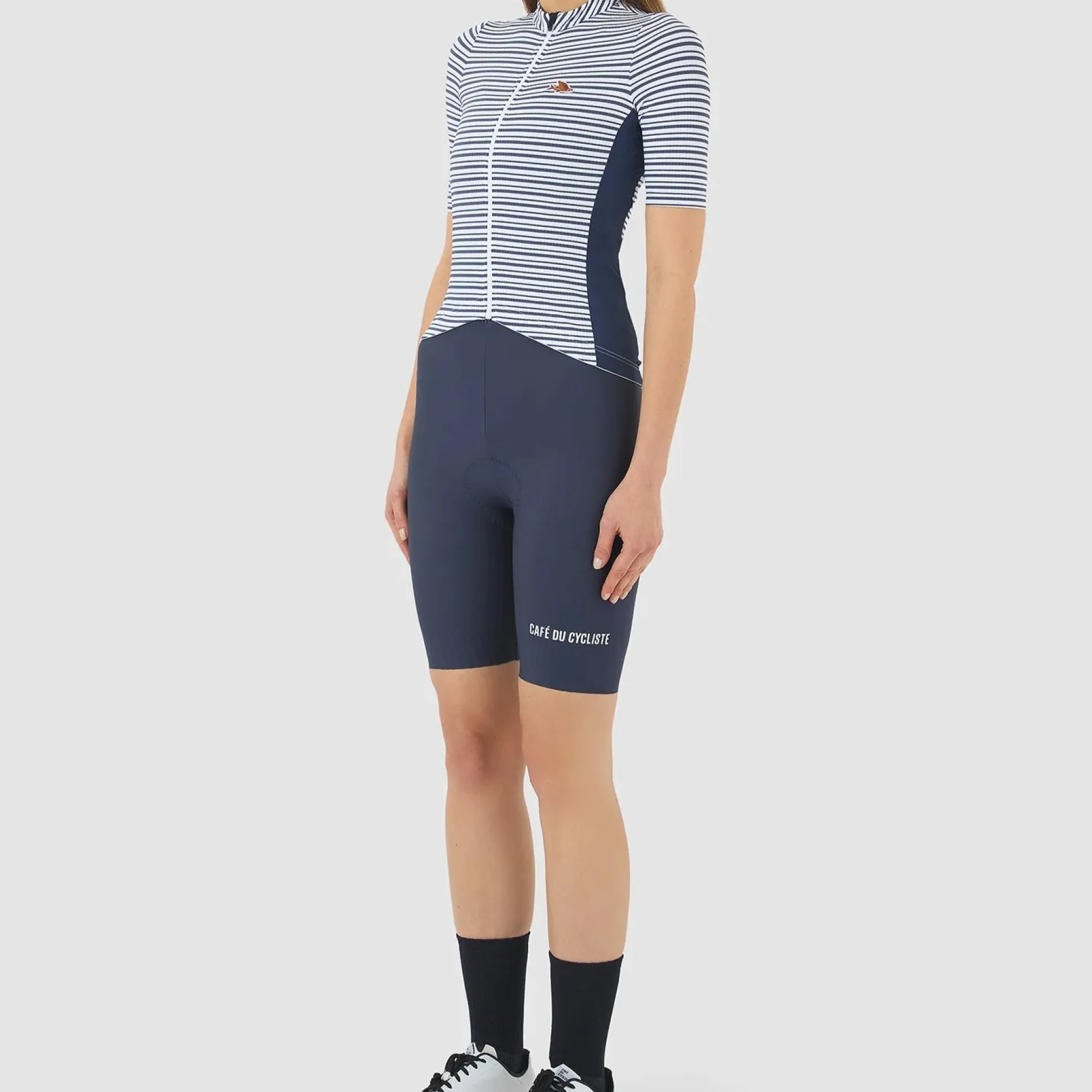 Maglia donna Cafe du Cycliste Romy - Blu