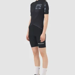 Maglia donna Cafe du Cycliste Eze - Nero