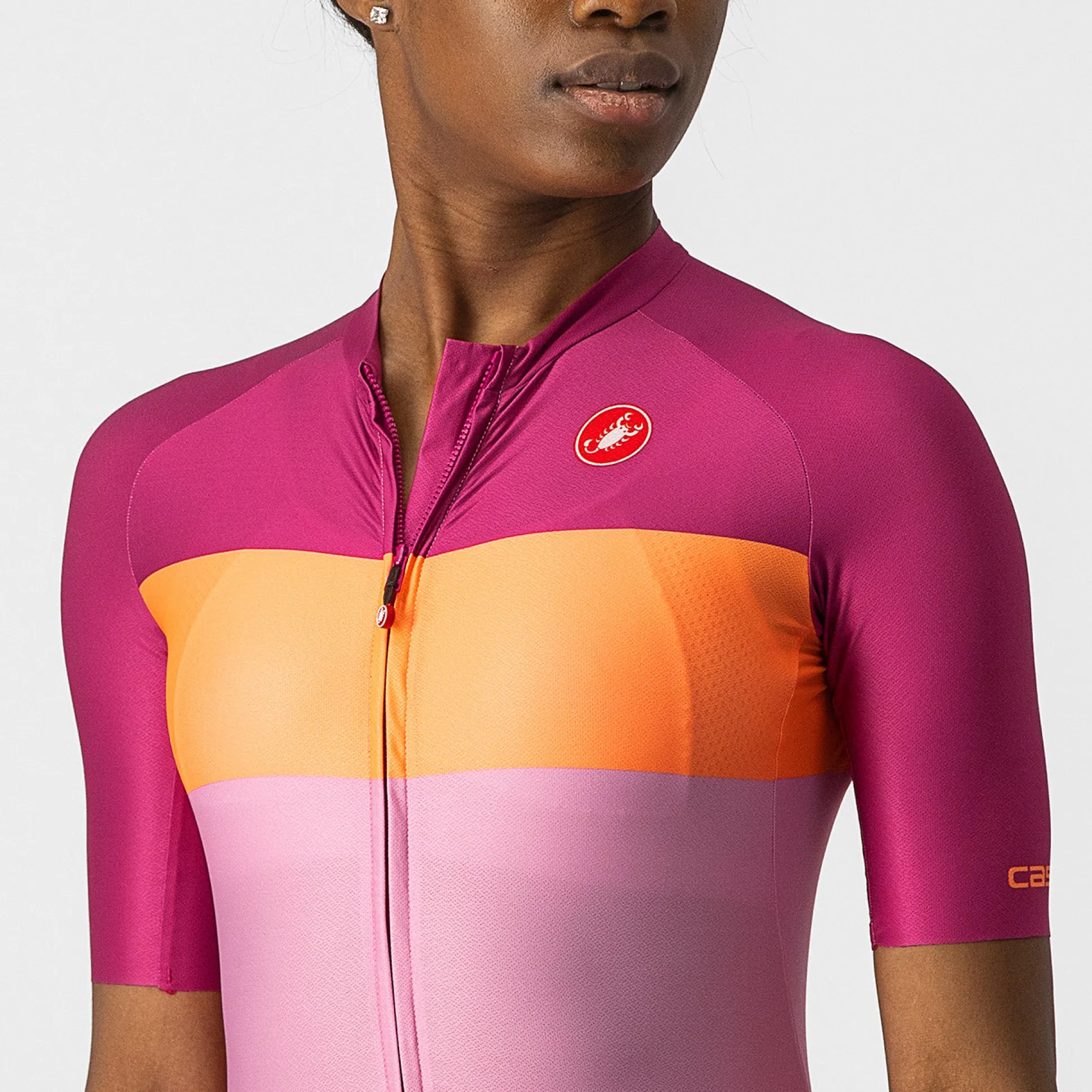 Maglia donna Castelli Aero Pro - Rosa fucsia
