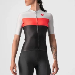 Maglia donna Castelli Aero Pro - Nero rosa