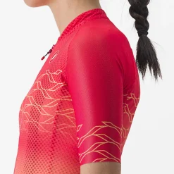 Maglia donna Castelli Climber's 2.0 - Rosa arancio