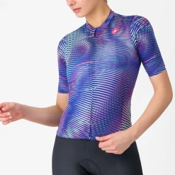 Maglia donna Castelli Cosmic Vortex - Viola