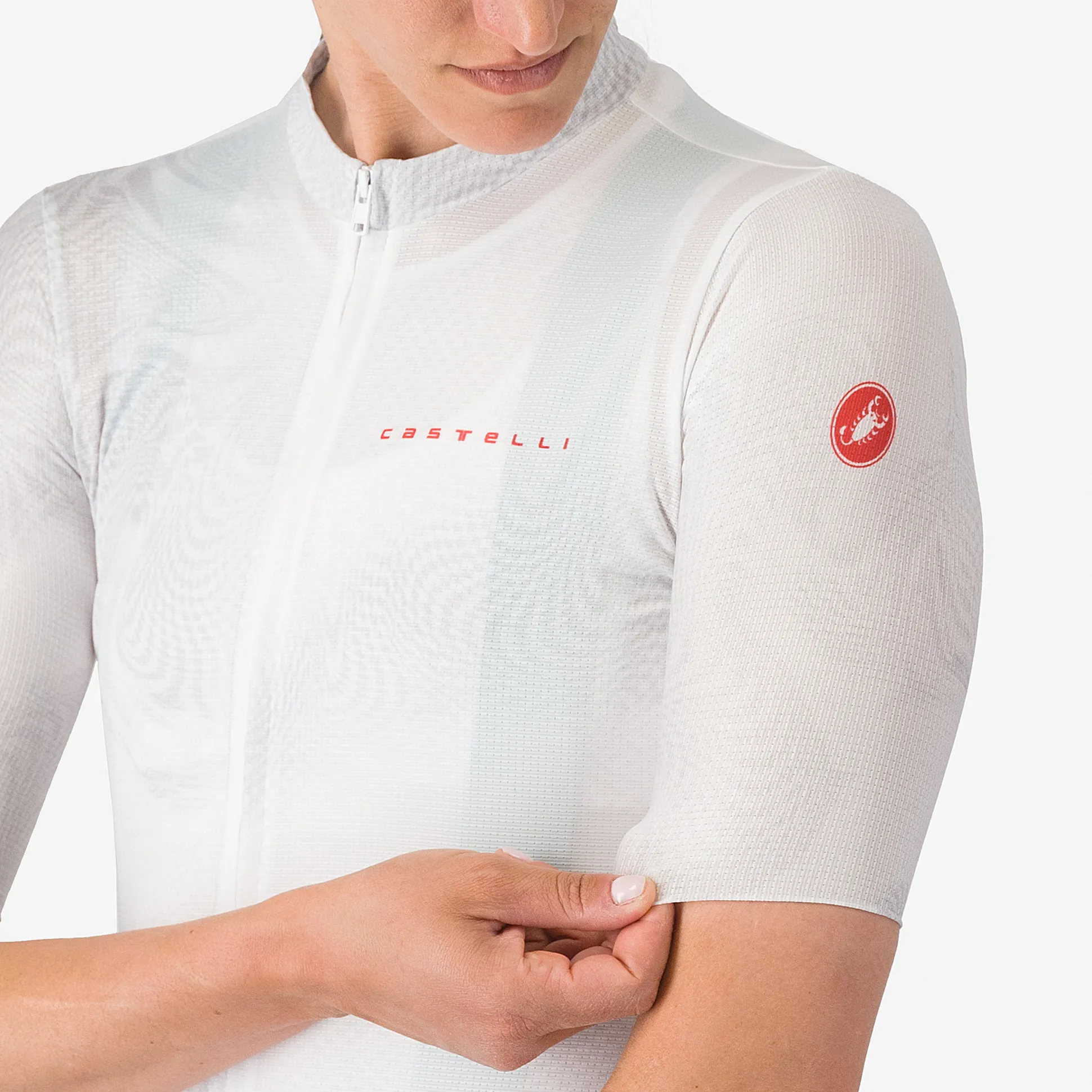 Maglia donna Castelli Fantasia - Bianco