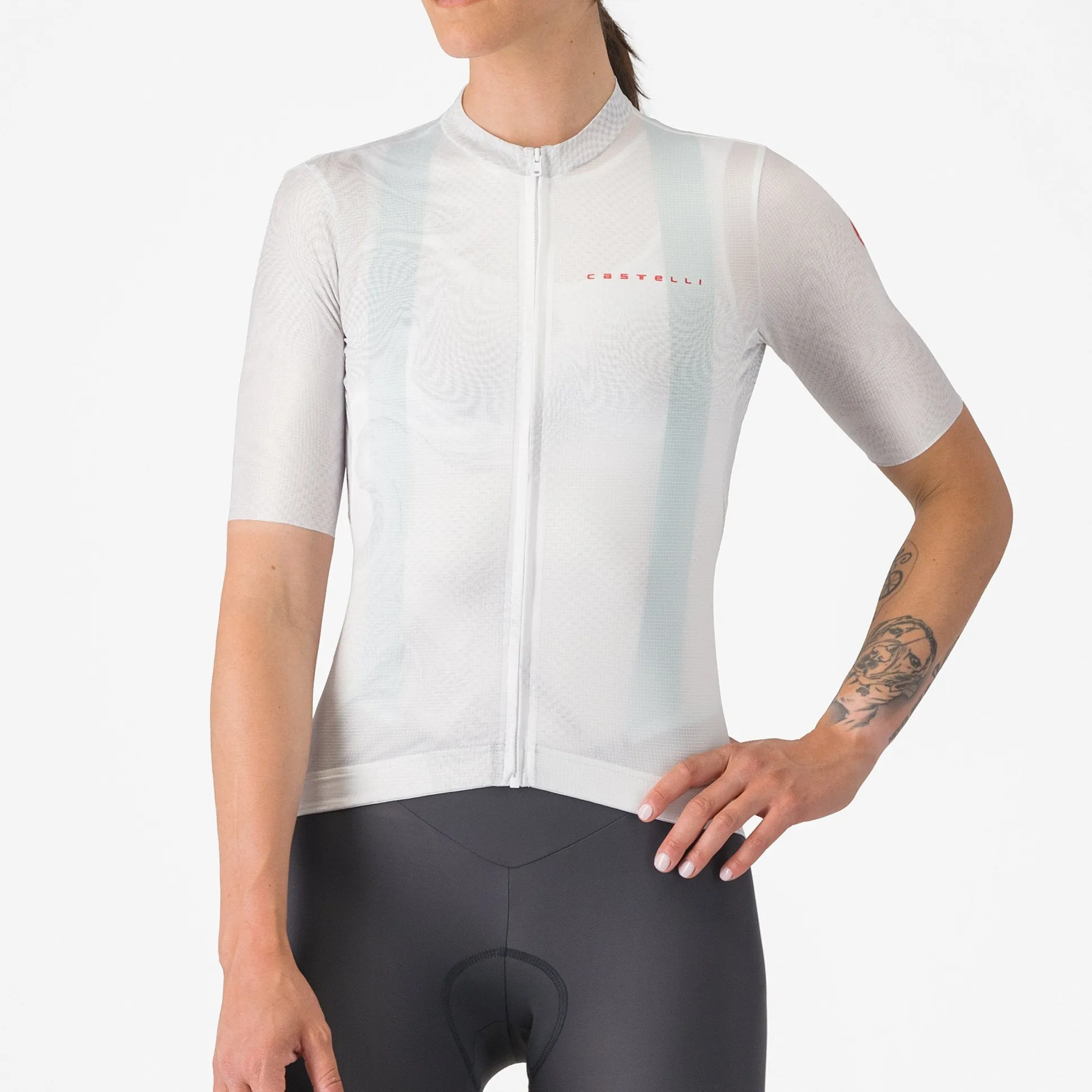 Maglia donna Castelli Fantasia - Bianco