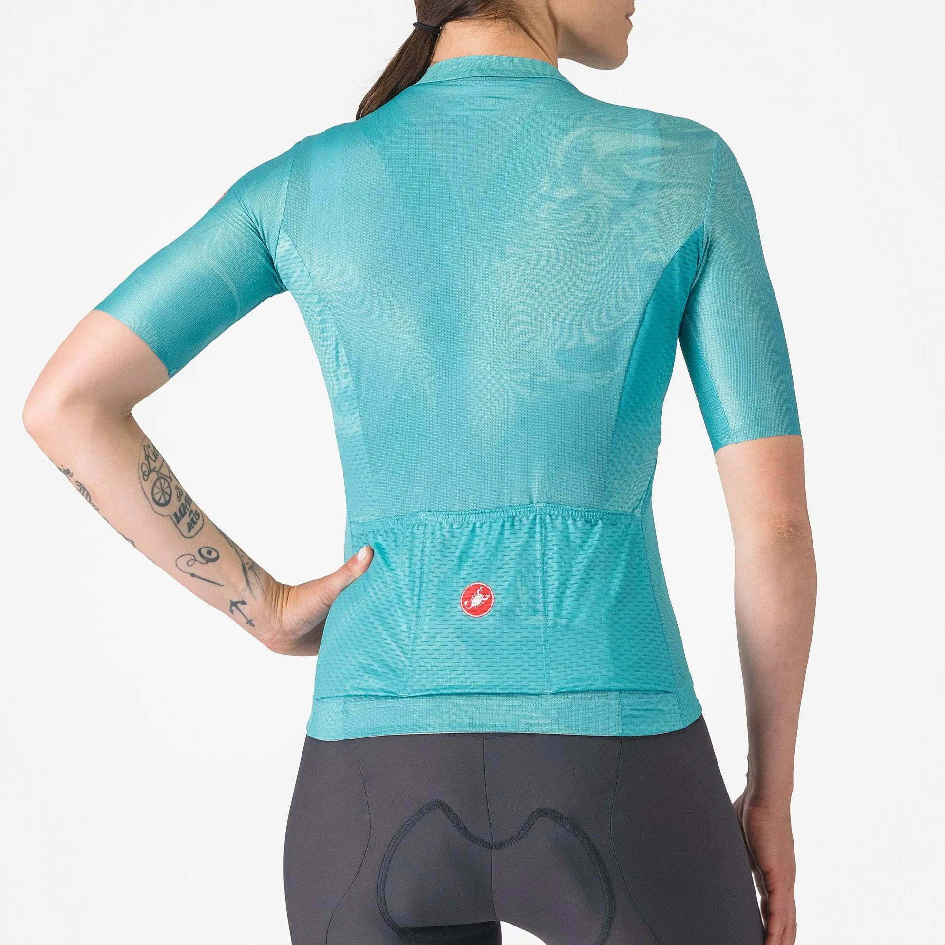 Maglia donna Castelli Fantasia - Azzurro
