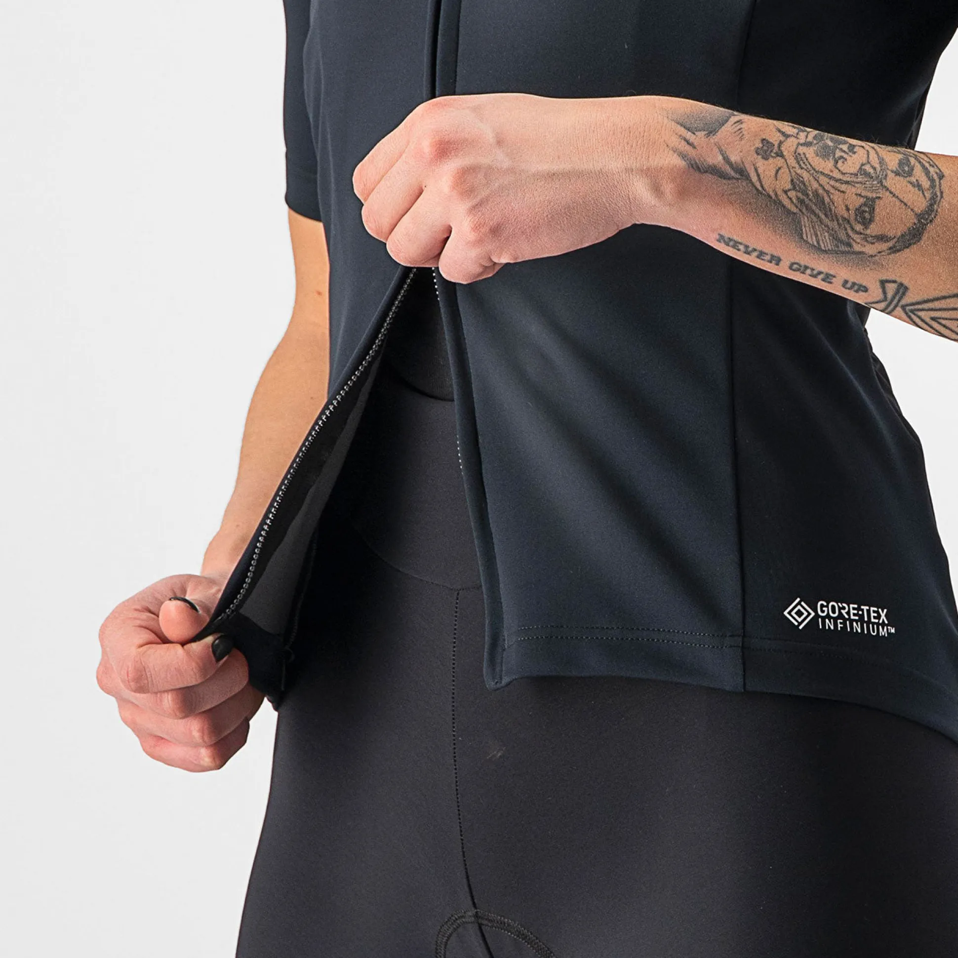 Maglia donna Castelli Perfetto RoS 2W Wind - Nero
