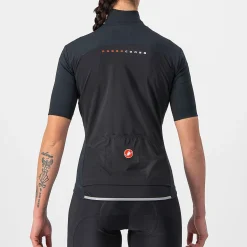 Maglia donna Castelli Perfetto RoS 2W Wind - Nero