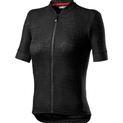 Maglia donna Castelli Promessa Jacquard - Nero