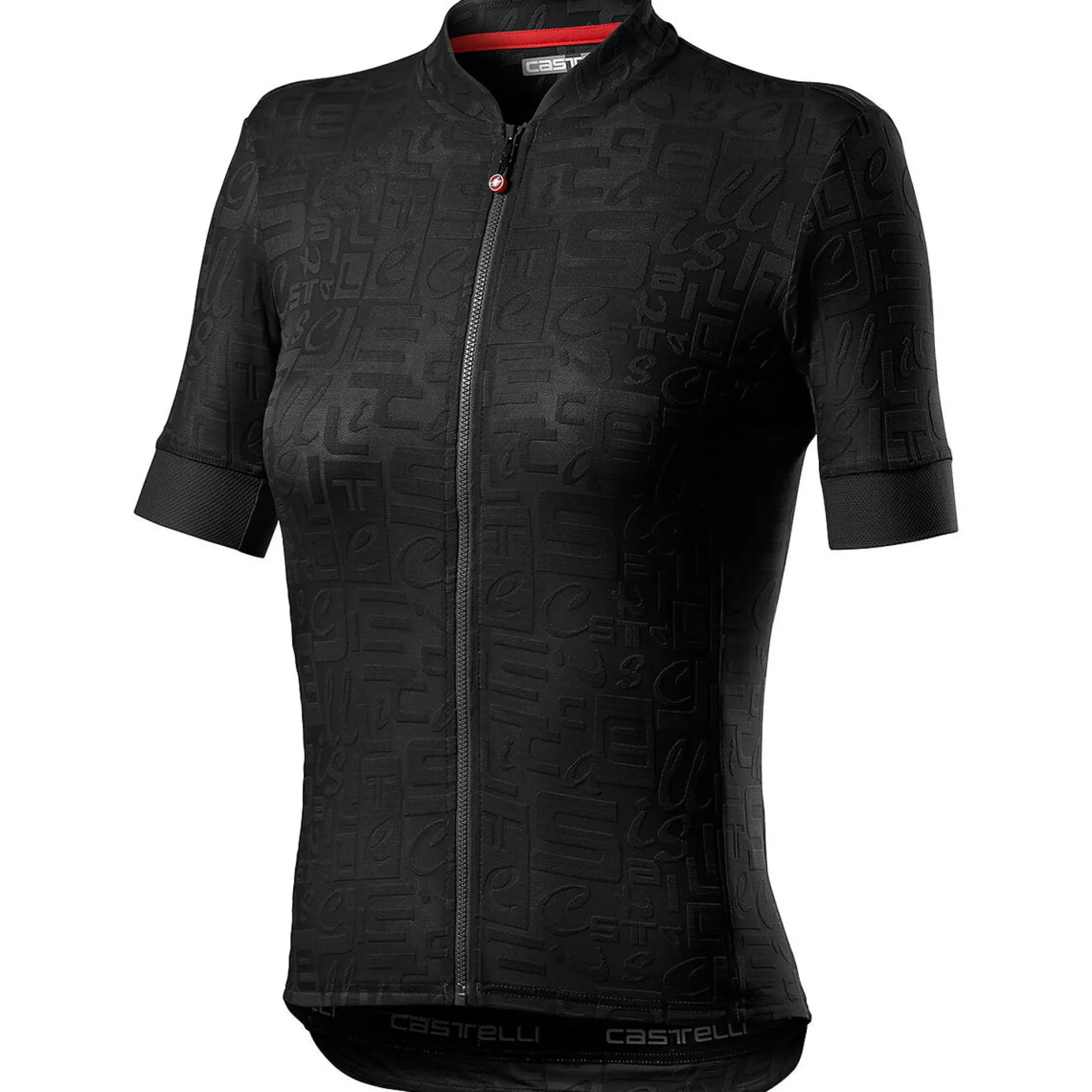 Maglia donna Castelli Promessa Jacquard - Nero