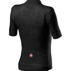 Maglia donna Castelli Promessa Jacquard - Nero