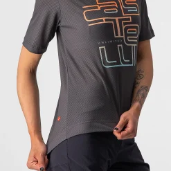 Maglia donna Castelli Trail Tech - Grigio