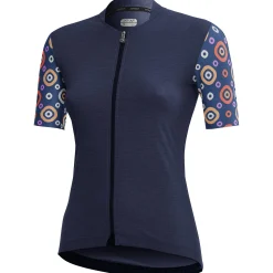 Maglia donna Dotout Check - Blu melange