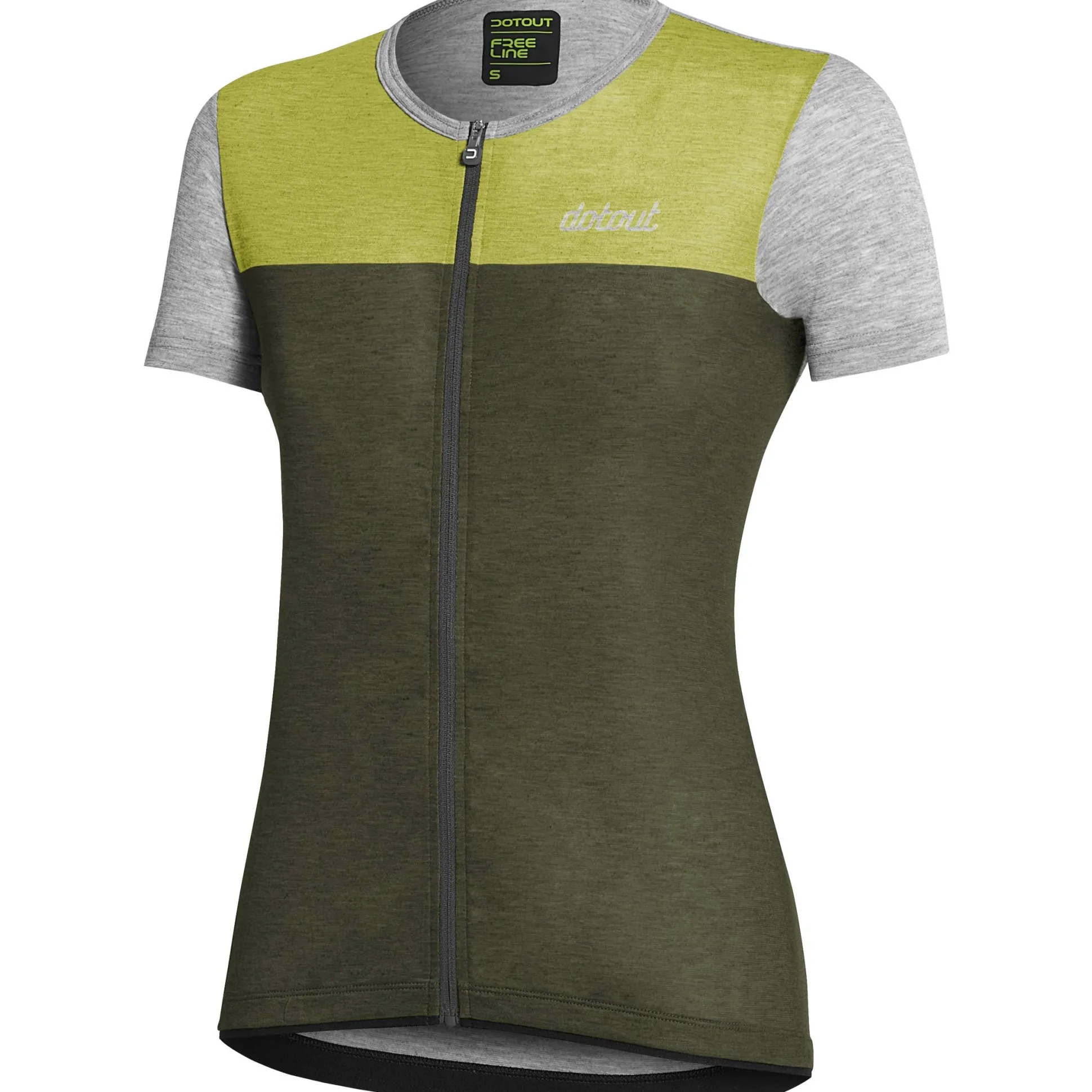 Maglia donna Dotout Glory - Verde grigio