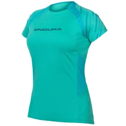 Maglia donna Endura Singletrack MTB - Verde acqua