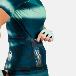 Maglia donna Endura Virtual Texture - Blu