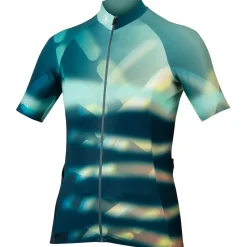 Maglia donna Endura Virtual Texture - Blu
