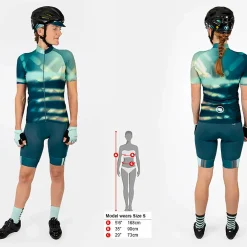 Maglia donna Endura Virtual Texture - Blu