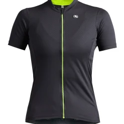 Maglia donna Giordana Fusion - Nero giallo