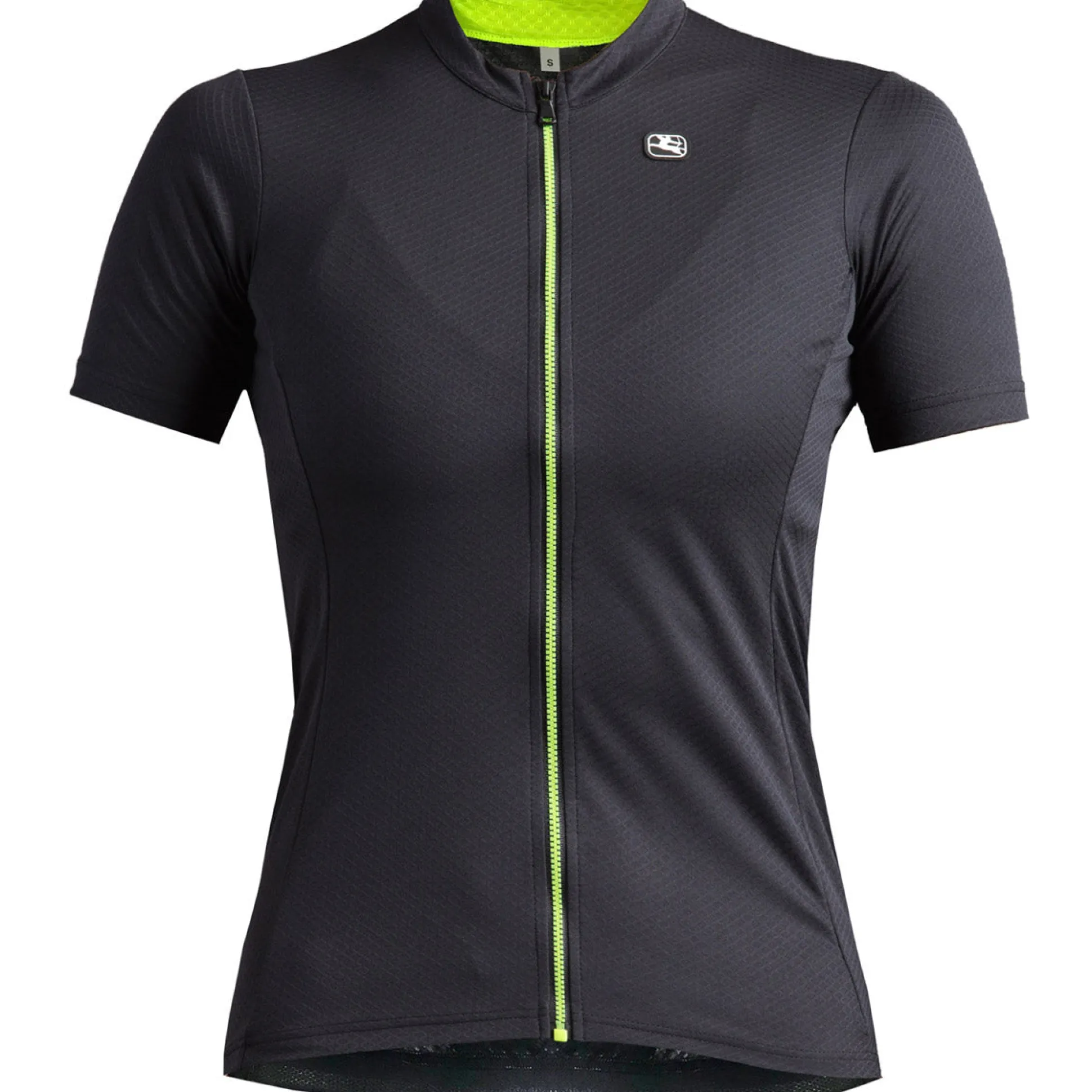 Maglia donna Giordana Fusion - Nero giallo