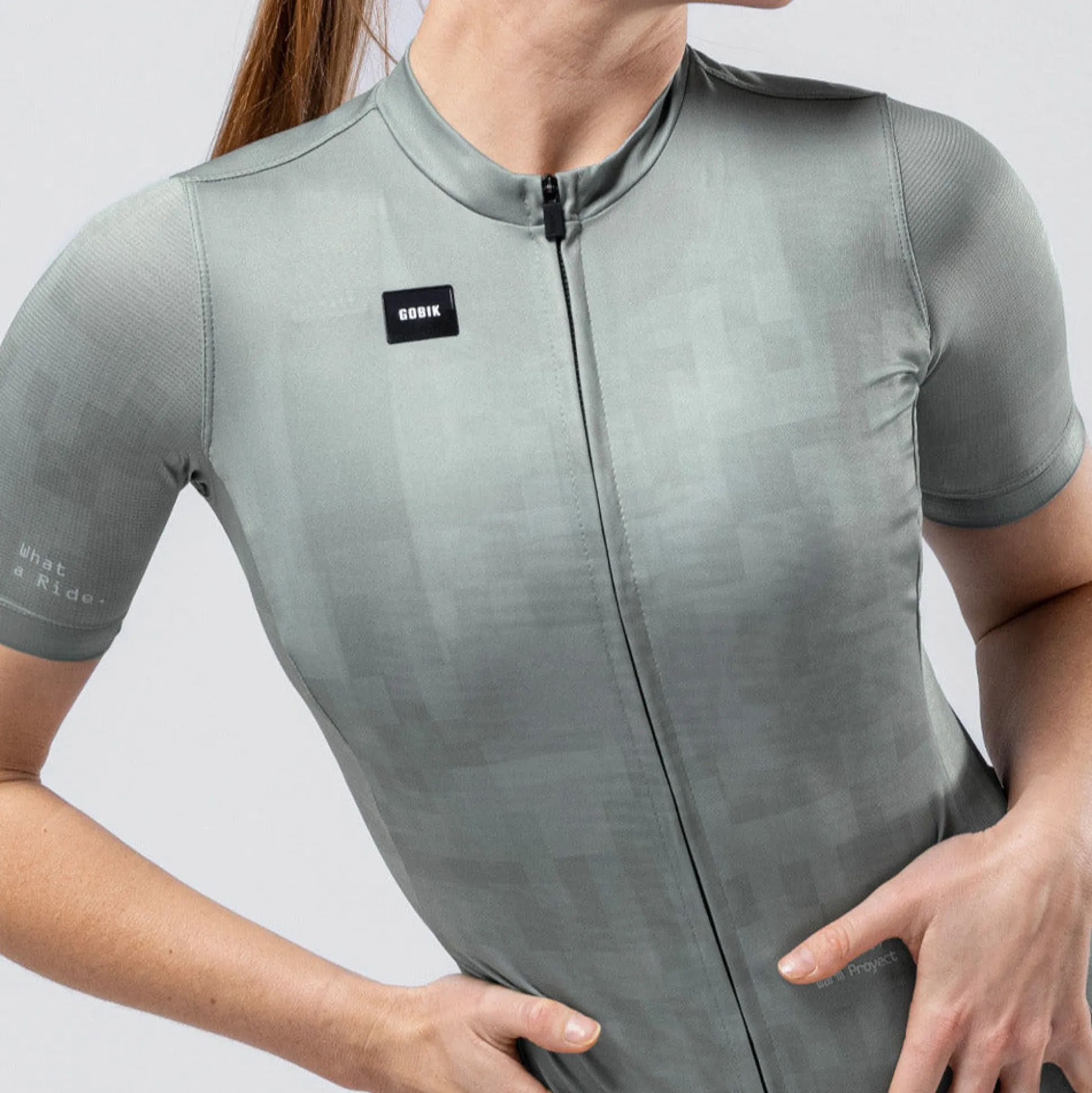 Maglia donna Gobik Stark Cedar Check - Verde
