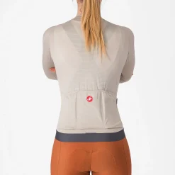 Maglia donna maniche lunghe Castelli Espresso - Beige