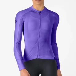 Maglia donna maniche lunghe Castelli Espresso 2 - Viola