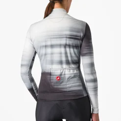 Maglia donna maniche lunghe Castelli Phase - Bianco