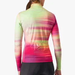 Maglia donna maniche lunghe Castelli Phase - Rosa