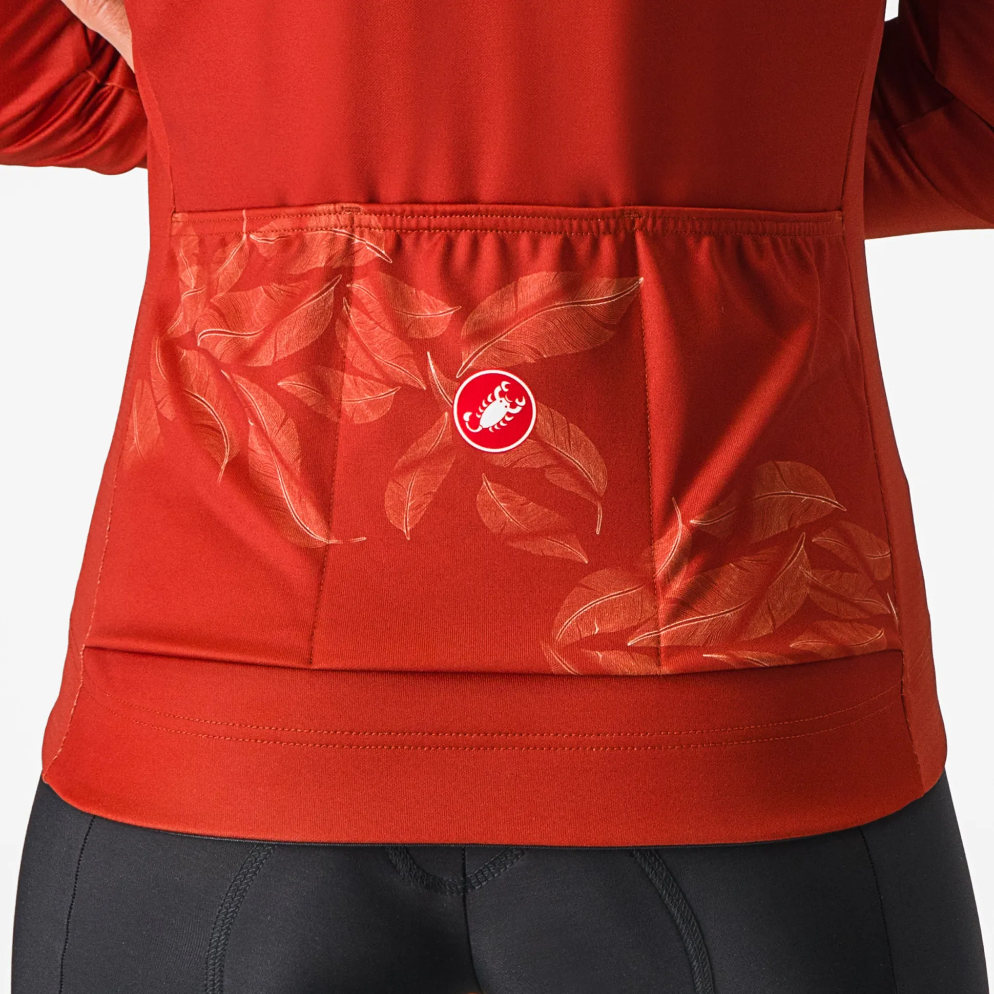 Maglia donna maniche lunghe Castelli Unlimited Thermal - Rosso