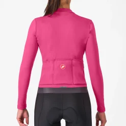 Maglia donna maniche lunghe Castelli Espresso Thermal - Viola