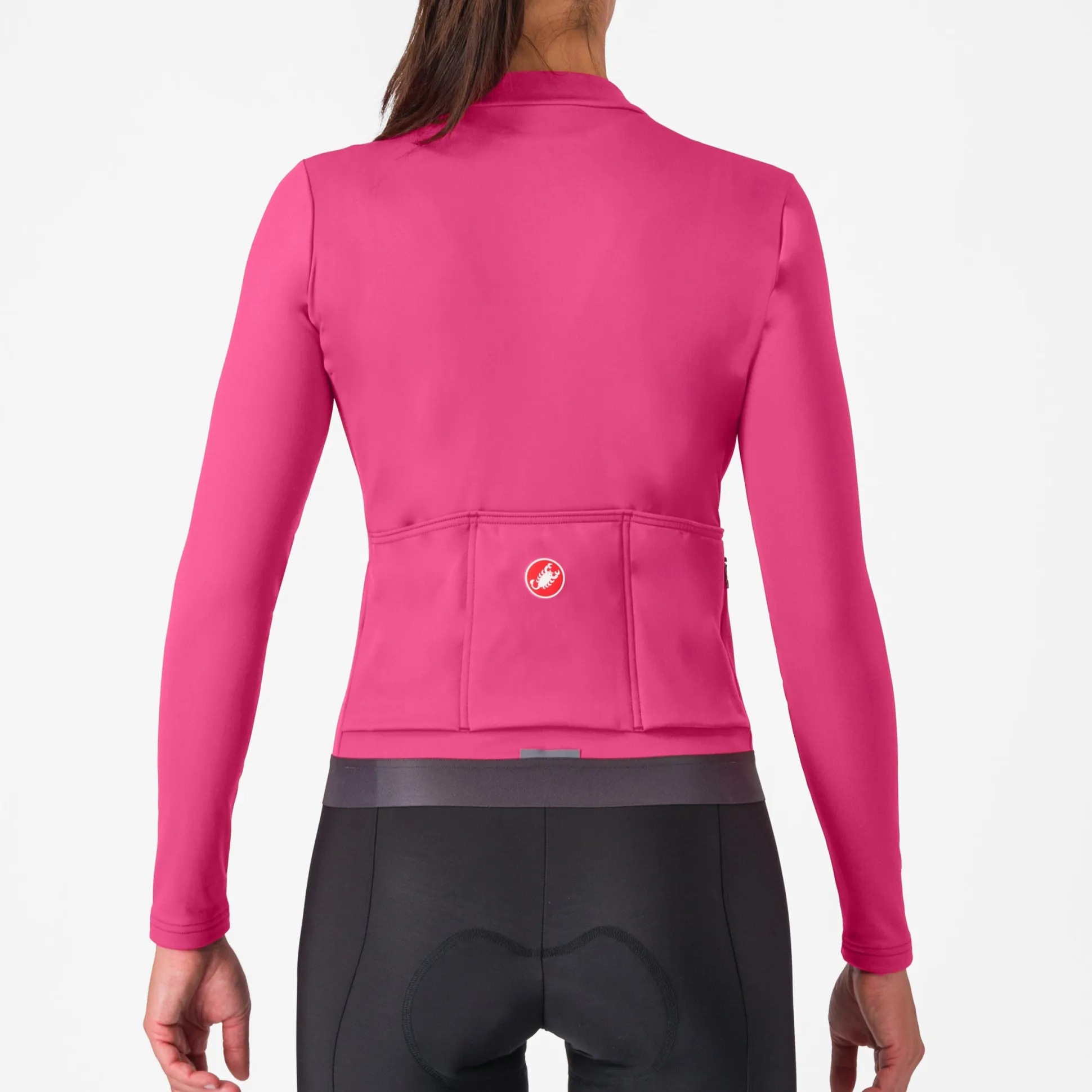 Maglia donna maniche lunghe Castelli Espresso Thermal - Viola