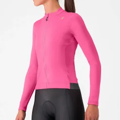 Maglia donna maniche lunghe Castelli Espresso Thermal - Viola