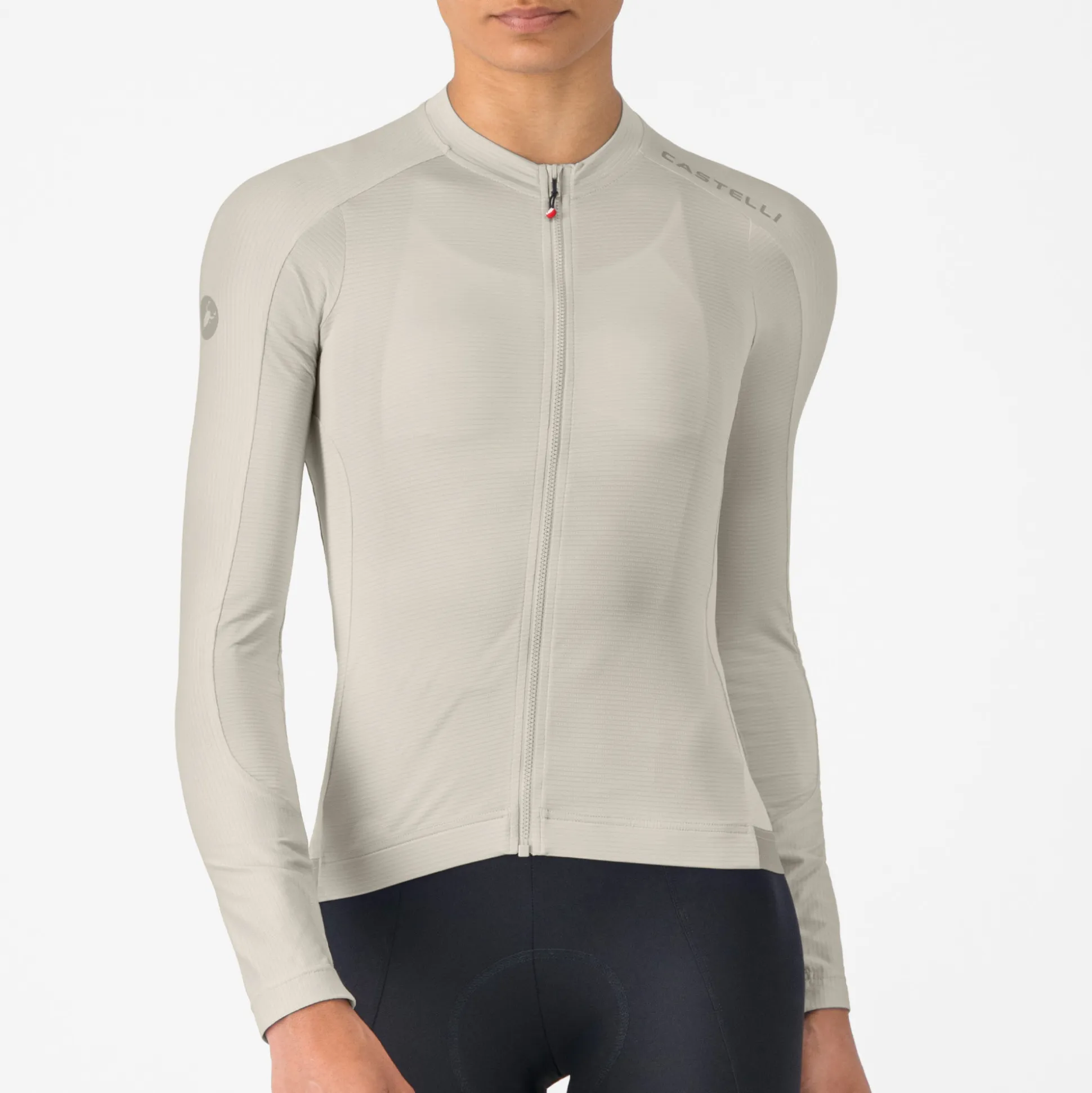 Maglia donna maniche lunghe Castelli Espresso 2 - Beige