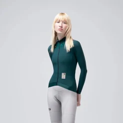 Maglia donna maniche lunghe Gobik Hyder Blend 2.0 Sunken - Verde