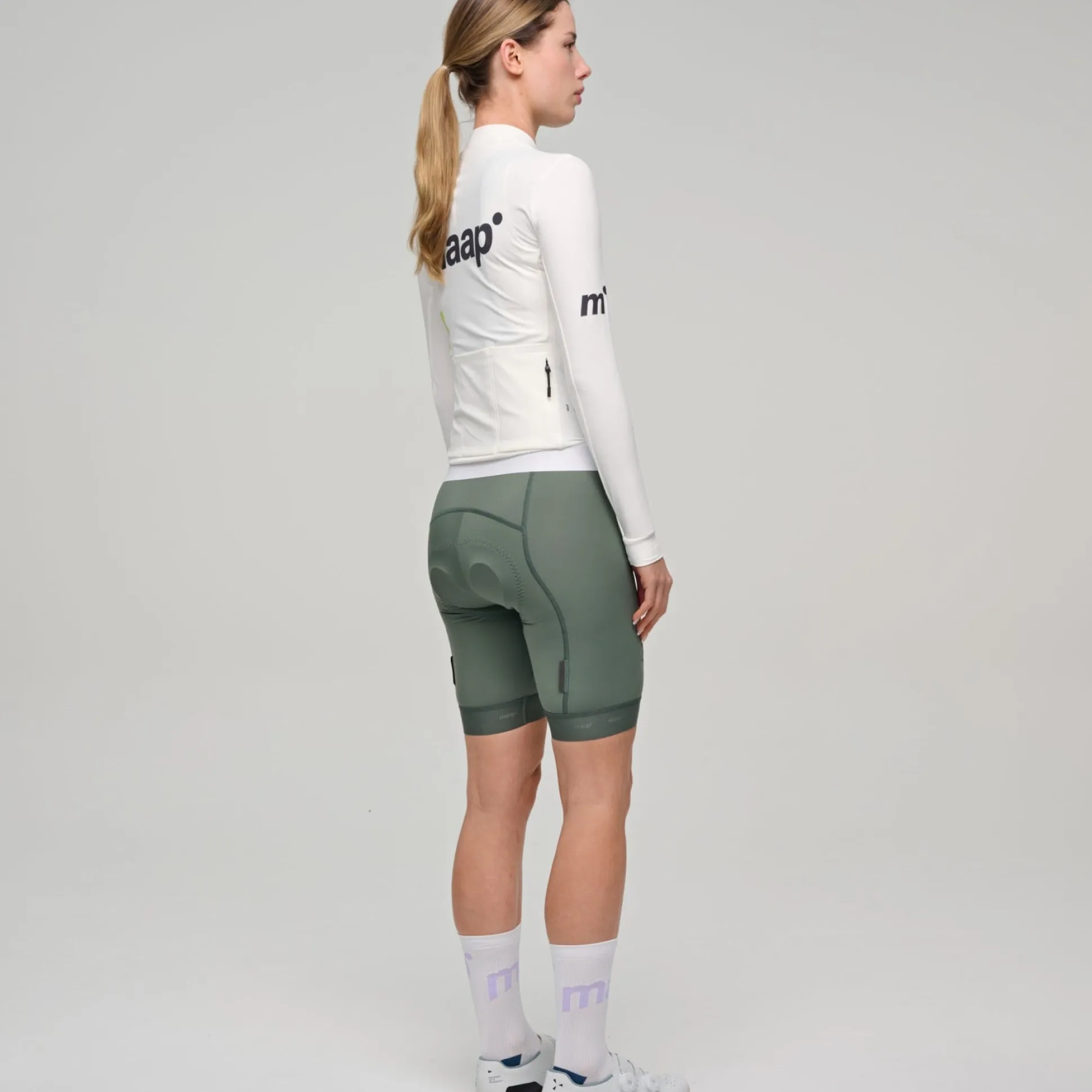 Maglia donna maniche lunghe Maap Training Thermal - Bianco