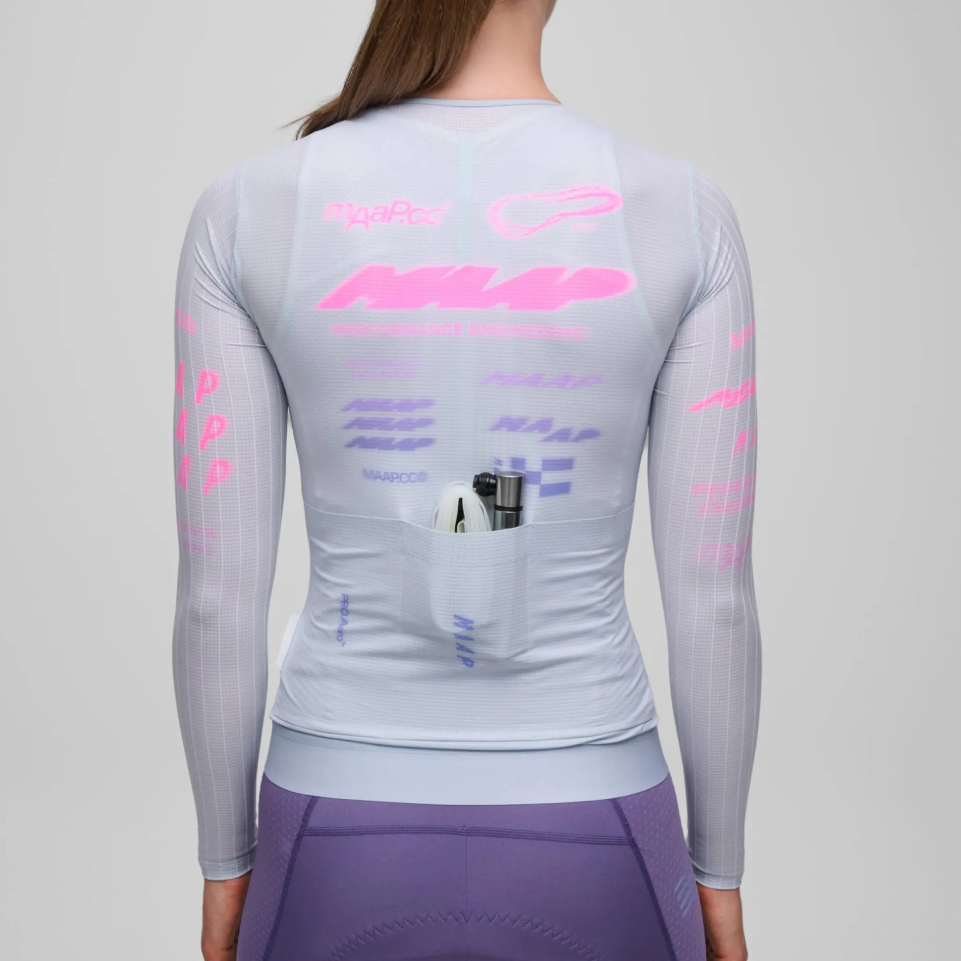 Maglia donna maniche lunghe Maap Beta Pro Aero - Azzurro