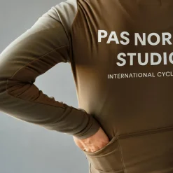 Maglia donna maniche lunghe Pas Normal Studios Mechanism Thermal - Marrone