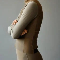 Maglia donna maniche lunghe Pas Normal Studios Mechanism Thermal - Marrone