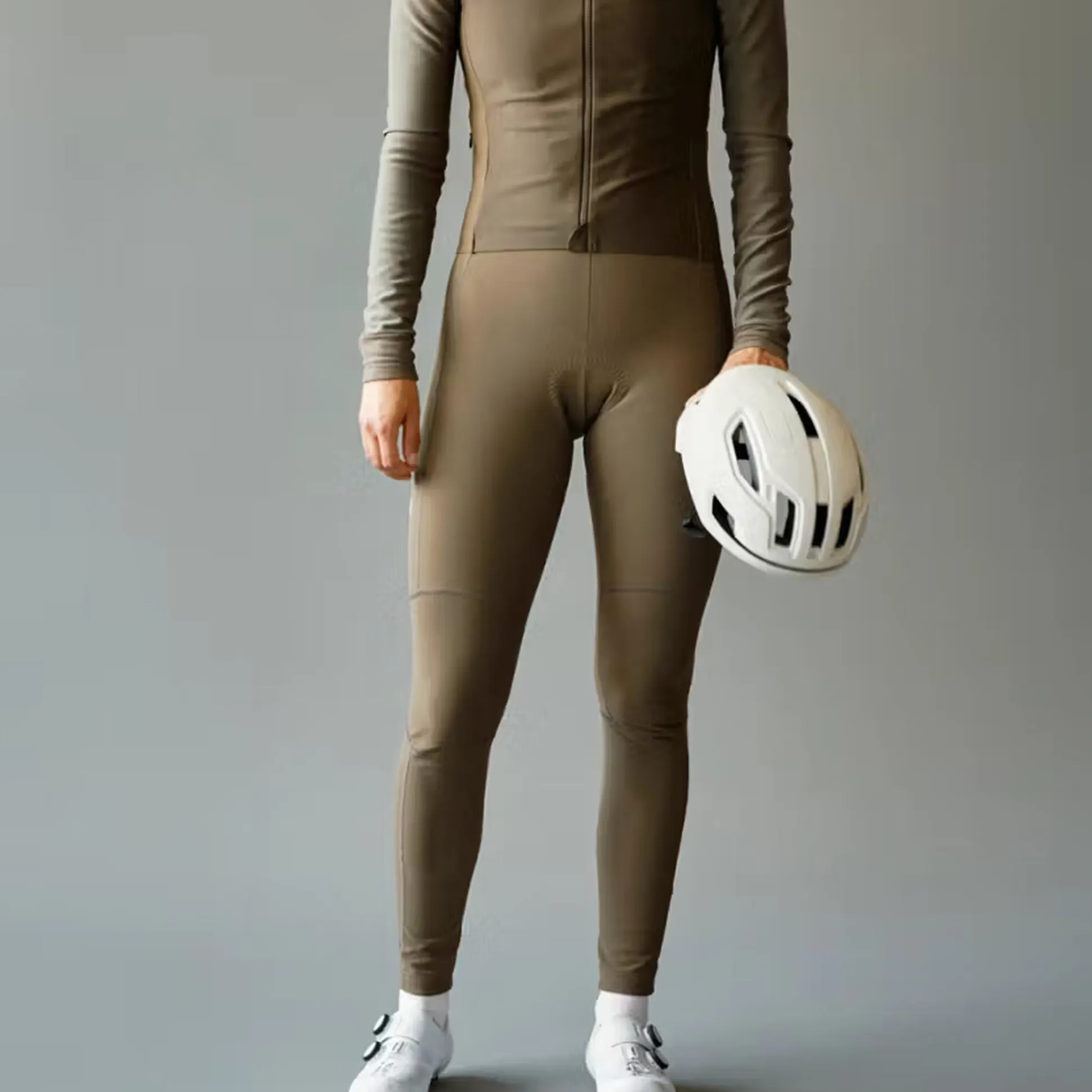 Maglia donna maniche lunghe Pas Normal Studios Mechanism Thermal - Marrone