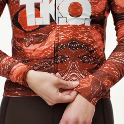 Maglia donna maniche lunghe Pas Normal Studios T.K.O. Mechanism - Rosso