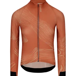 Maglia donna maniche lunghe Q36.5 Gregarius Hybrid Dolomiti - Rosso